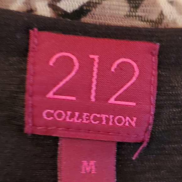 212 Collection Two layer Short Sleeve Blouse Sz M - Picture 7 of 8